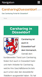 Mobile Screenshot of carsharingduesseldorf.com